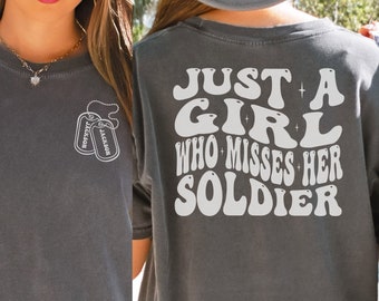 Deployment Wife Era Shirt, Military Deployment Wife Comfort Colors, Deployment Gift for Wife, Military Wife Deployed Military Fiance Tee