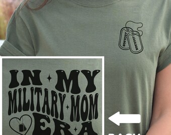 Proud Military Mom Shirt, Sailor Mom Crewneck, Military Mom Sweatshirt, Soldier Mom Gift, Military Mom Era Hoodie, Airman Mom T-shirt