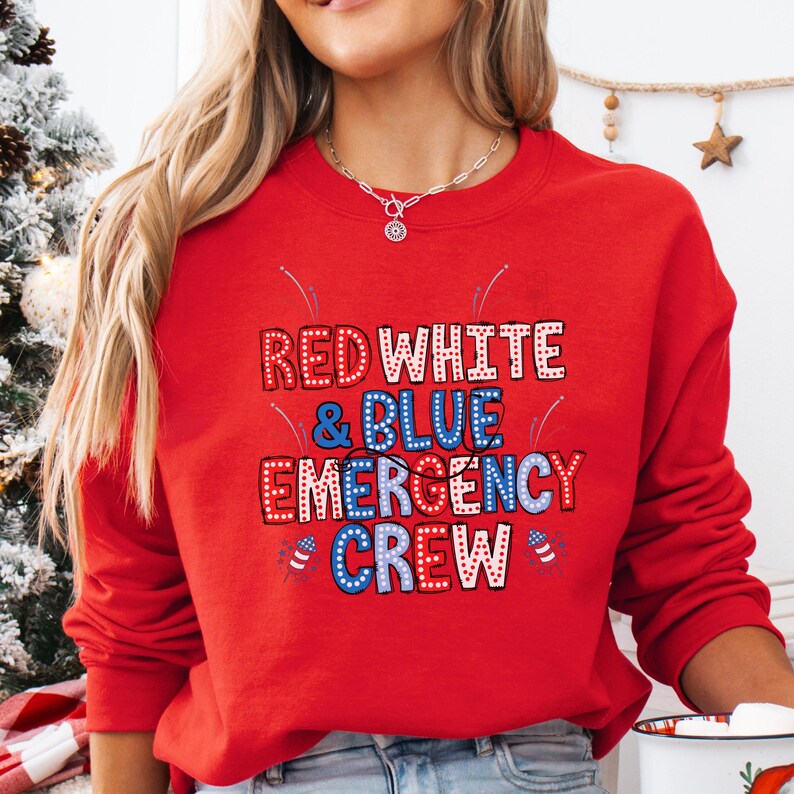 ED Nurse 4th of July Tshirt, ER Nurse 4th of July Long Sleeve Tee, Emergency Department Labor Day T-shirt, Emergency Memorial Day Tee