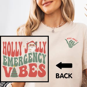 ER Nurse Shirt Christmas, ED Nurse Sweat Shirt, Emergency Department Crew Christmas T shirt, Emergency Room Tech Holiday Apparel