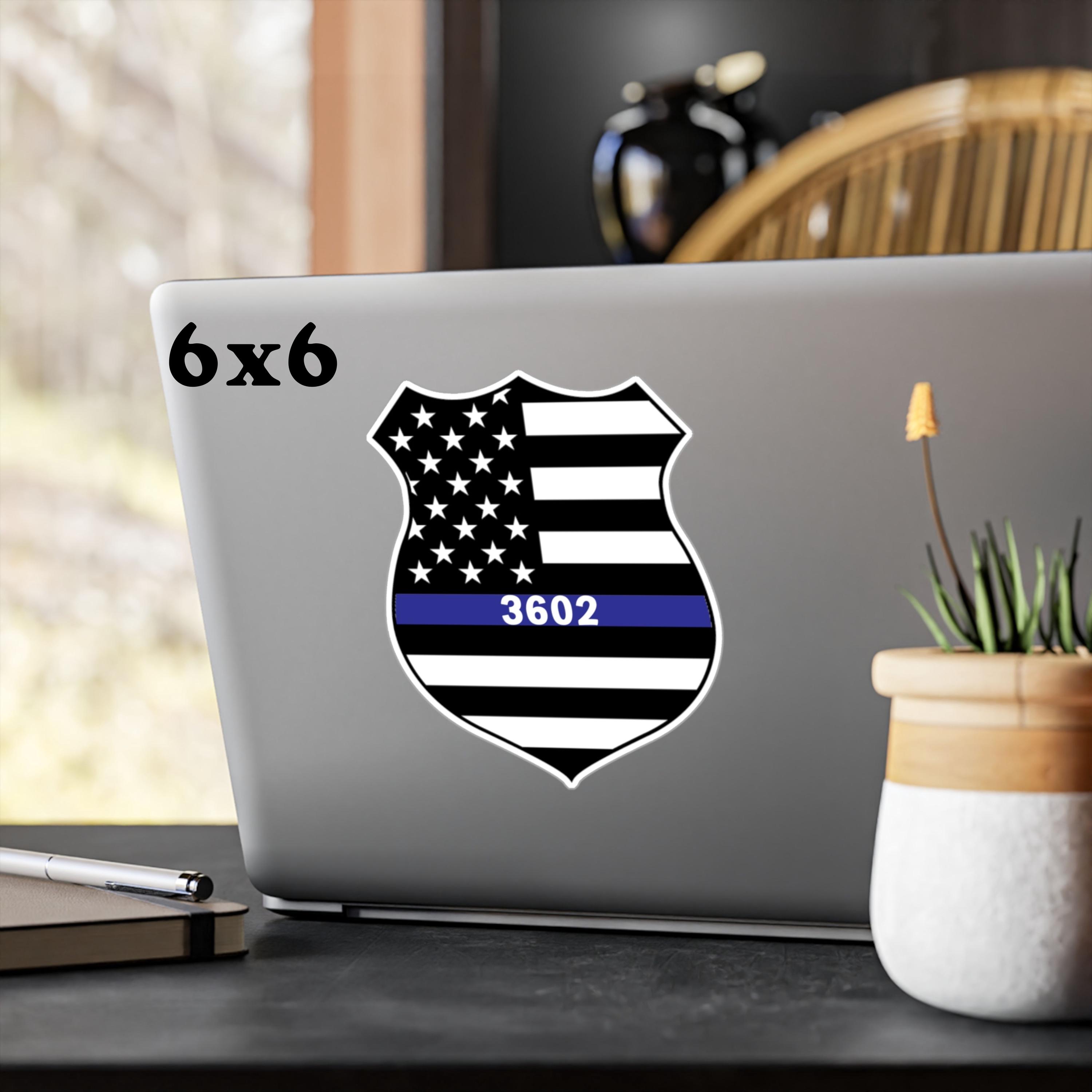 Police Badge Car Sticker, Law Enforcement Vinyl Sticker, Female Police ...