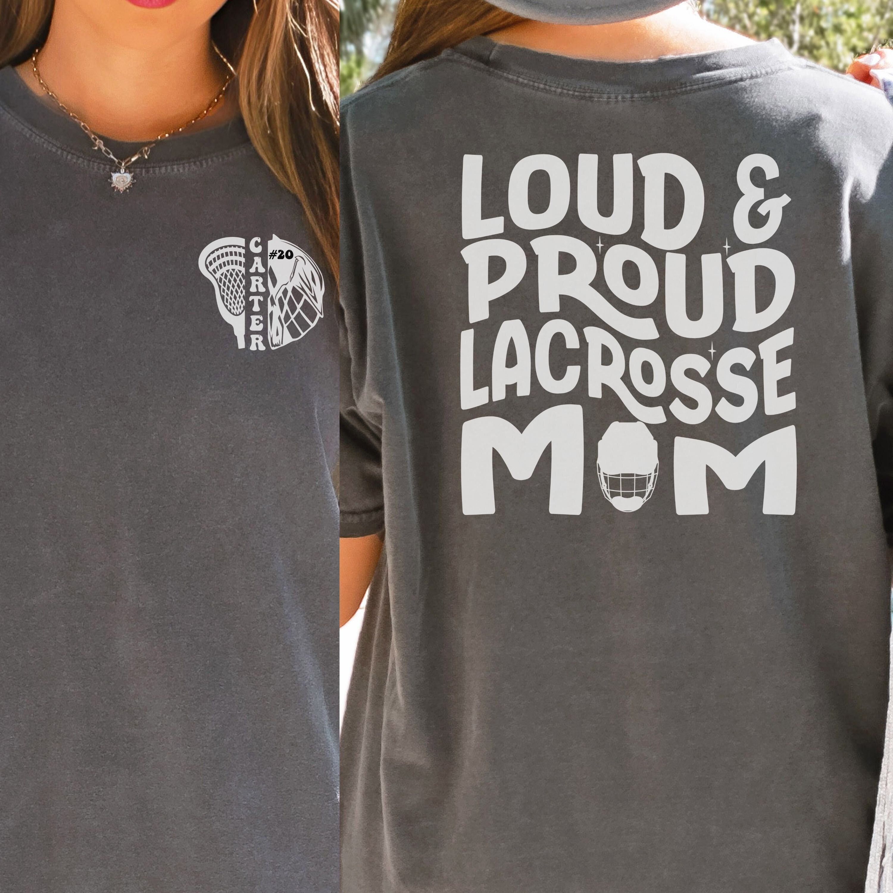 Lacrosse Mom T-Shirt - Proud Lacrosse Mom Lacrosse Mom T-Shirt - Proud Lacrosse Mom