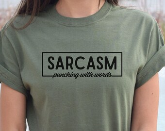 Funny Sarcasm Sweatshirt, I Speak Fluent Sarcasm T-shirt, Sarcastic Sweatshirt, Funny Sarcastic Hoodie, Sarcastic Saying Long Sleeve Tee