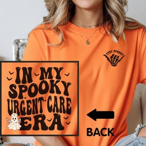 Urgent Care Nurse Sweatshirt Halloween, Spooky Urgent Care Shirt, Halloween Urgent Care T shirt, Halloween AFC Urgent Care NP Long Sleeve