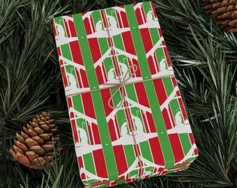 Faith Bible Verse Christmas Wrapping Paper Roll, Religious Christmas Gift Wrap