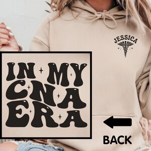 CNA Hoodie Personalized, Custom Hospice CNA Sweatshirt, Pediatric CNA Tshirt, Nursing Assistant Gift, Oncology Cna Long Sleeve Shirt