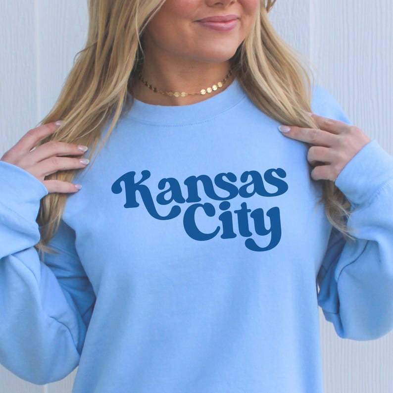 Kansas City Baseball T-shirt, Unique KC Baseball Sweatshirt, Kansas City Baseball Game Day Vibes Royal Blue Long Sleeve Tee