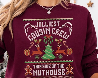 Christmas Cousin Crew Hoodie, Cousin Crew Christmas T shirt, Christmas Cousin Crew Sweatshirt, Adult Cousin Crew Long Sleeve Tee