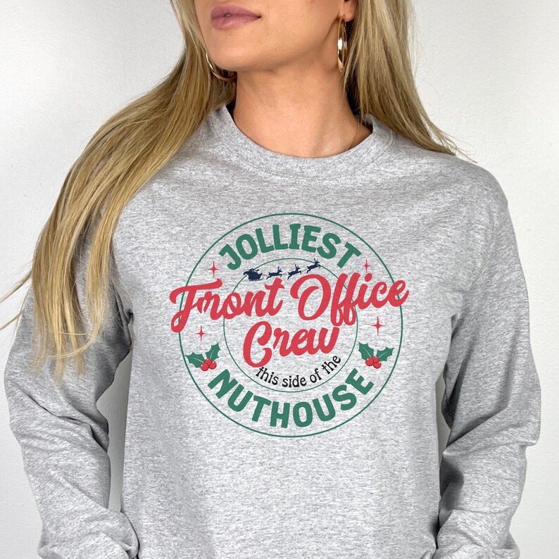 Front Office Squad Shirt Christmas, Office Staff Christmas Shirt