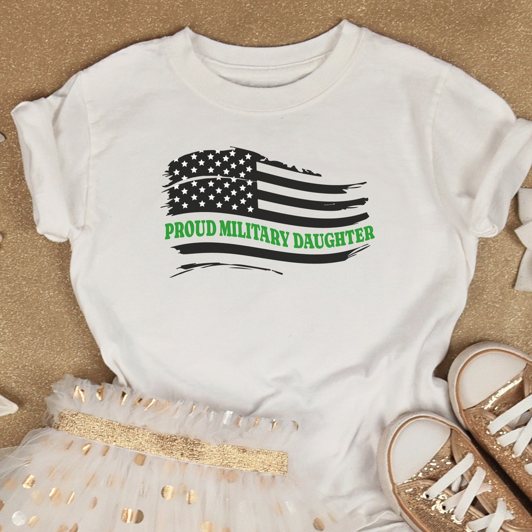 I Stand for Our Flag Deployed Daughter, Armed Forces T-Shirt