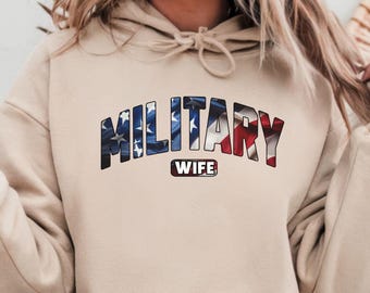 Proud Military Wife Shirt, Soldiers Wife Crewneck Sweatshirt, Military Wife Gift, Military Wife Long Sleeve, Sailor Wife Hoodie