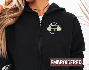 Embroidered 911 Dispatchers Jacket, Custom 9-1-1 Dispatcher Hoodie, In My Dispatcher Era Sweatshirt, Embroidered 911 Police Dispatcher Gift