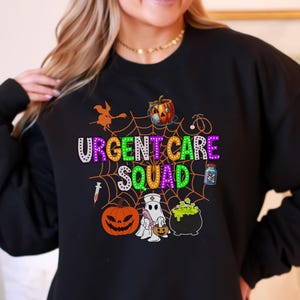 Urgent Care Nurse Sweatshirt Halloween, Spooky Urgent Care Shirt, Halloween Urgent Care T shirt, Halloween AFC Urgent Care NP Long Sleeve