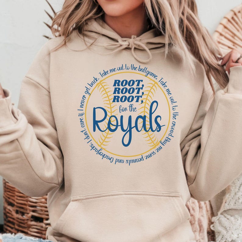 Take Me Out to the Ballgame Kansas City Baseball T-shirt, Unique KC Baseball Sweatshirt, Kansas City Game Day Vibes Royal Blue Long Sleeve