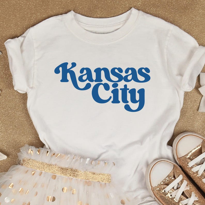 Trendy Kansas City Baseball Youth T-shirt, Unique KC Baseball Kids T shirt, Kansas City Baseball Toddler Tee, KC Baseball Baby Bodysuit