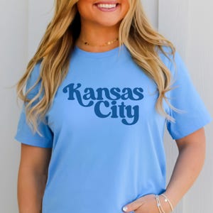 Kansas City Baseball T-shirt, Unique KC Baseball Sweatshirt, Kansas City Baseball Game Day Vibes Royal Blue Long Sleeve Tee