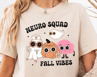Neuro Halloween Shirt, Neuro Squad Halloween Sweatshirt, Neuro Intensive Care Unit Sweatshirt, Fall Neuro Nurse Shirt, Neuro Tech Tshirt