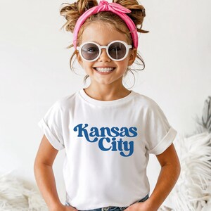 Trendy Kansas City Baseball Youth T-shirt, Unique KC Baseball Kids T shirt, Kansas City Baseball Toddler Tee, KC Baseball Baby Bodysuit