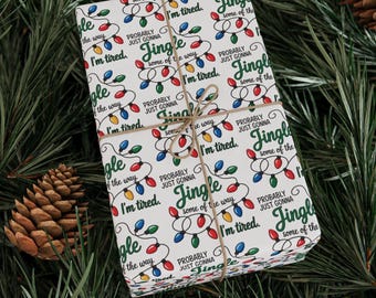 Funny Christmas Wrapping Paper, Fun Christmas Gift Wrap