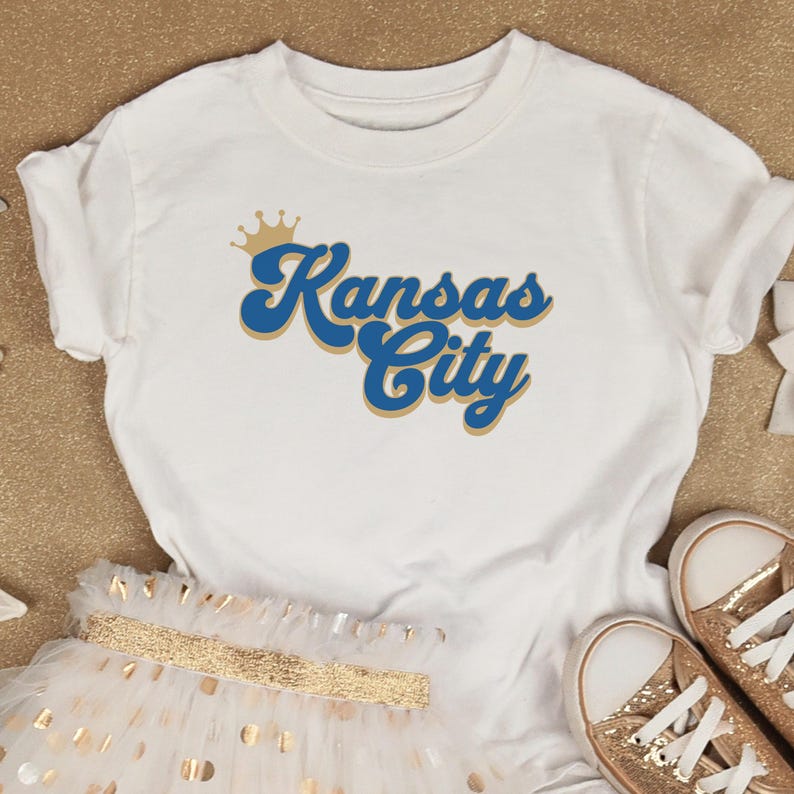 Trendy Kansas City Baseball Youth T-shirt, Unique KC Baseball Kids T shirt, Kansas City Baseball Toddler Tee, KC Baseball Baby Bodysuit