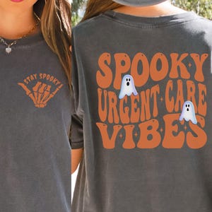 Urgent Care Shirt Halloween, Spooky Urgent Care Comfort Colors, Halloween Urgent Care Nurse Long Sleeve, Halloween Urgent Care NP T shirt