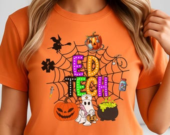 ER Tech Sweatshirt Halloween, Halloween ED Tech Shirt, Halloween Emergency Room Tech Long Sleeve Tee, Emergency Tech Halloween Tshirt