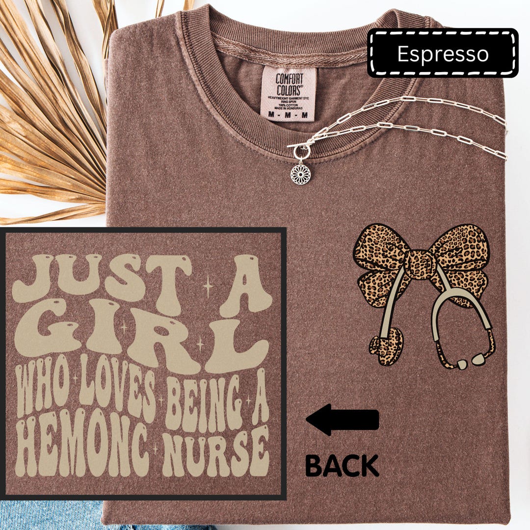 Hemonc Nurse Shirt, Hem Onc Nurse Comfort Colors Sweatshirt, Nurses ...