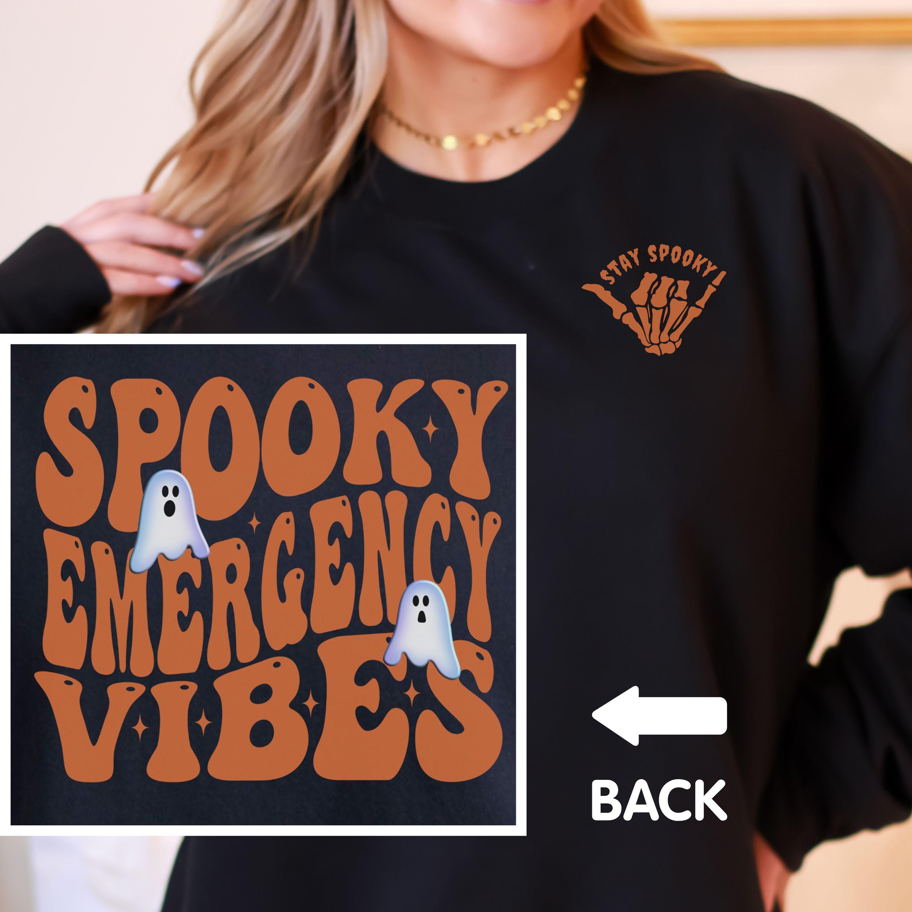 Maglietta Halloween Donna Boo Boo Crew – Fantasma Infermiera Spooky Ghost T-Shirt Autunno