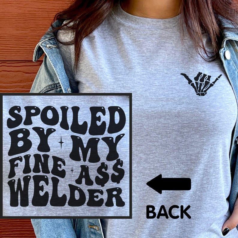 Welder Wife Sweatshirt, Welder Fiancee Gift, Welder Girlfriend Hoodie