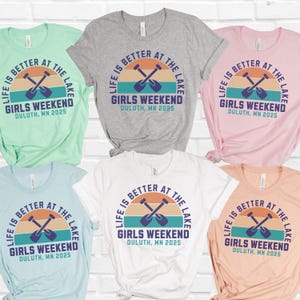Lake Weekend Girls Trip Tank Top, Girls Weekend Lake Shirt, Custom Girls Weekend Vneck Tee, Girls Trip Float Trip Tanks, Girls Trip Vnecks
