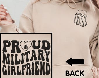 In My Military Girlfriend Era Shirt, Soldier GF Crewneck, Soldiers Girlfriend Gift, Airman Girlfriend Long Sleeve, Sailors Girlfriend Hoodie