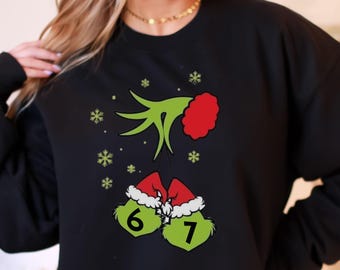 67 Meme Sweatshirt, Funny 67 Holiday Apparel