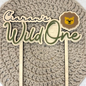 Decorazione per torta a tema Wild One, primo compleanno per bambini, decorazione per torta personalizzata per bambini, decorazione Wild One, decorazione per torta Smash, articoli per feste
