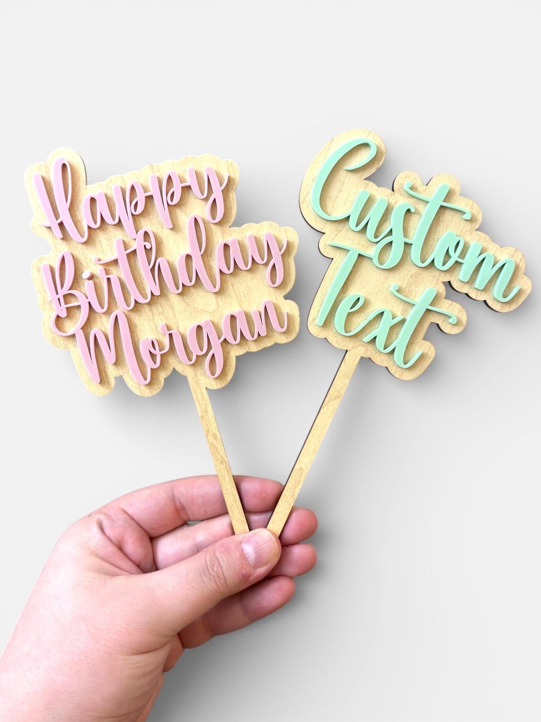 Text Message Topper Custom Cake Topper: Custom Saying and Color Choice - Etsy
