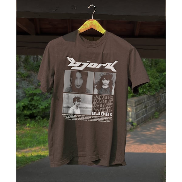 Björk Shirt, Bjork Singer Tshirt, Bjork Merch, Bjork Tour T-Shirt, Music Shirt
