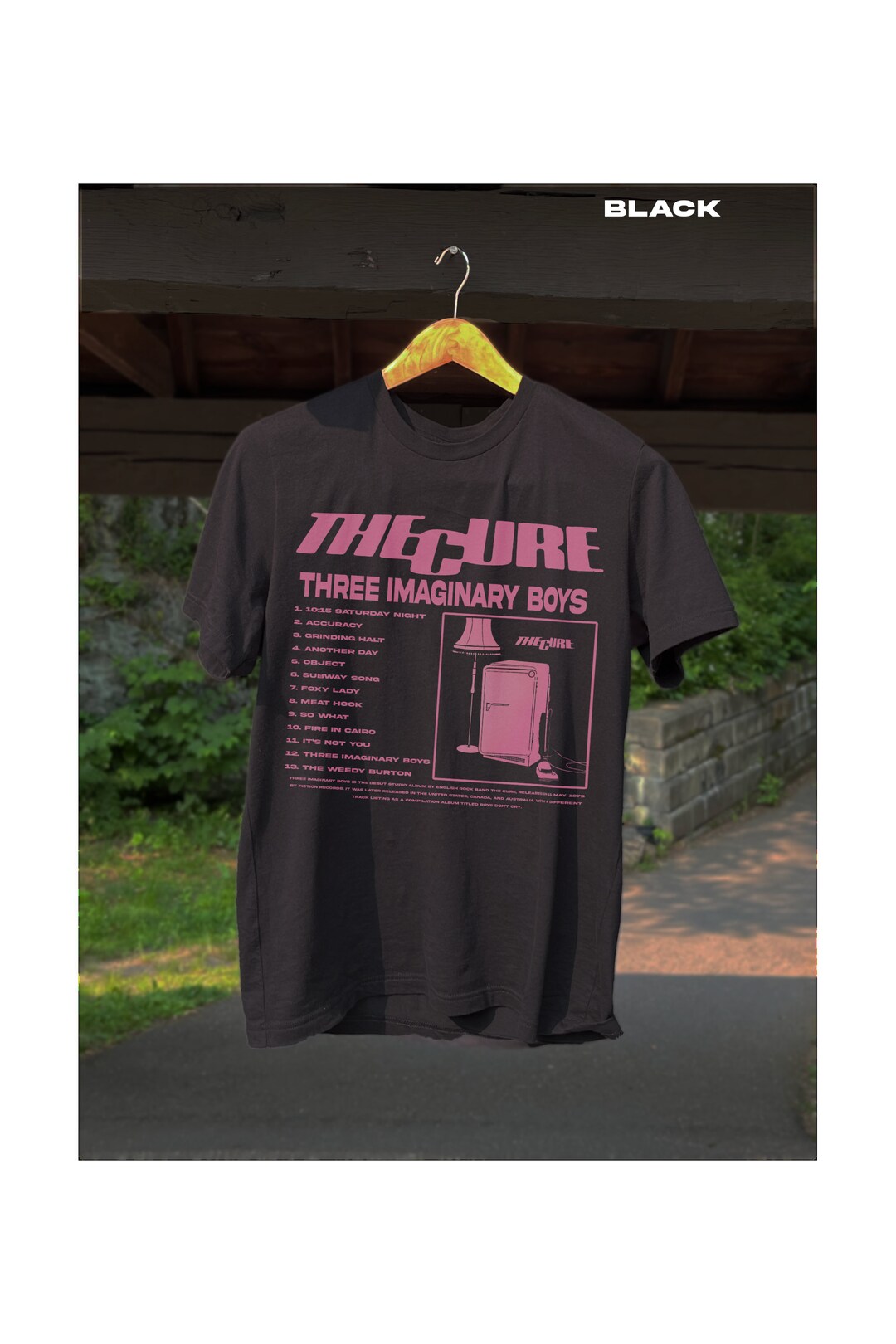 The Cure, T-shirt The Cure trois garçons imaginaires, T-shirt The Cure ...