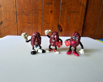 80' Vintage California Raisins! Lot of 3