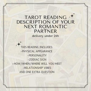 Een beschrijving van je volgende romantische partner!! Tarotlegging (gedetailleerd) op dezelfde dag