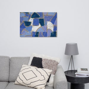 Canvas Print of Blue Night by Paul Klee