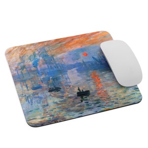 Mouse pad of Sunrise by Claude Monet