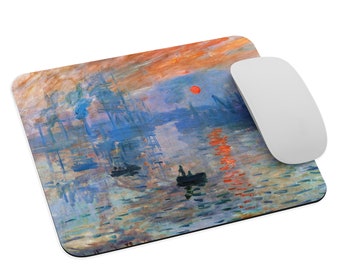 Mouse pad of Sunrise by Claude Monet