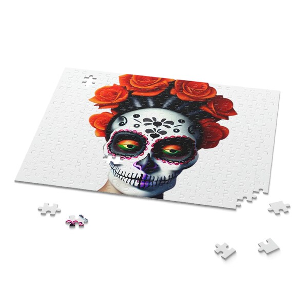 Sugar Skull Puzzle Etsy