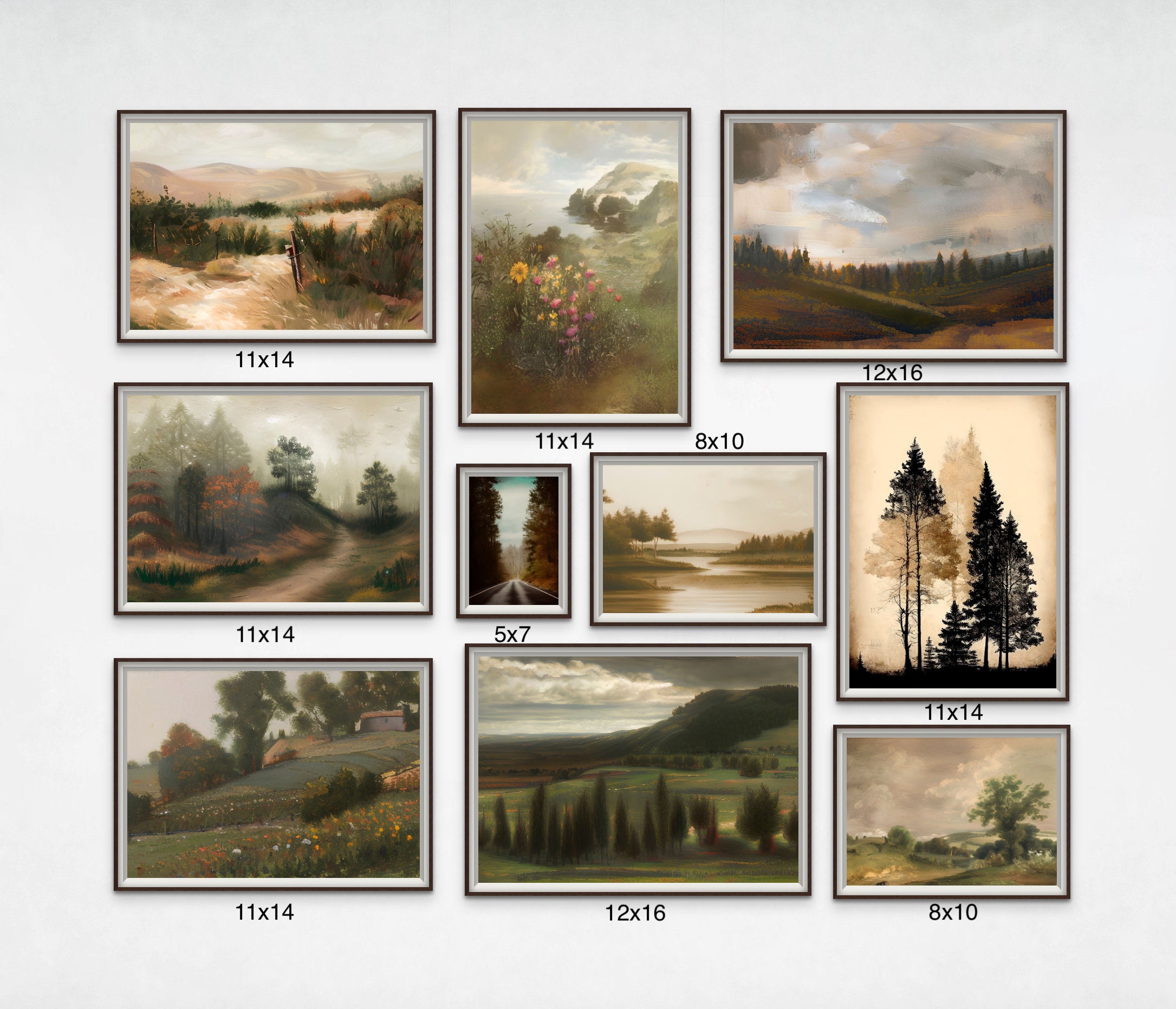 Springtime Splendor Collection / Set of 10 / Living Room Decor - Etsy