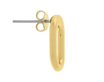 Gold Oval Ohrring | Schmuck Geschenke Schmuck Geschenk-Resort Schmuck | Galentines Geschenk | Schmuck Grosshandel | Boutique Schmuck | Küsten Schmuck
