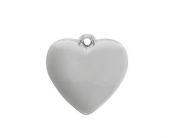 Bubble Silver Love Heart Pendant 32mm | Jewelry Gifts Jewelry Gift Resort Jewelry | Galentine's Gift | Wholesale Jewelry | Boutique Jewelry