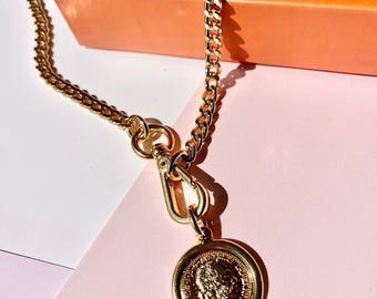 Large Front Clasp Necklace | Jewelry Gifts Jewelry Gift Resort Jewelry | Galentine's Gift | Wholesale Jewelry | Boutique Jewelry