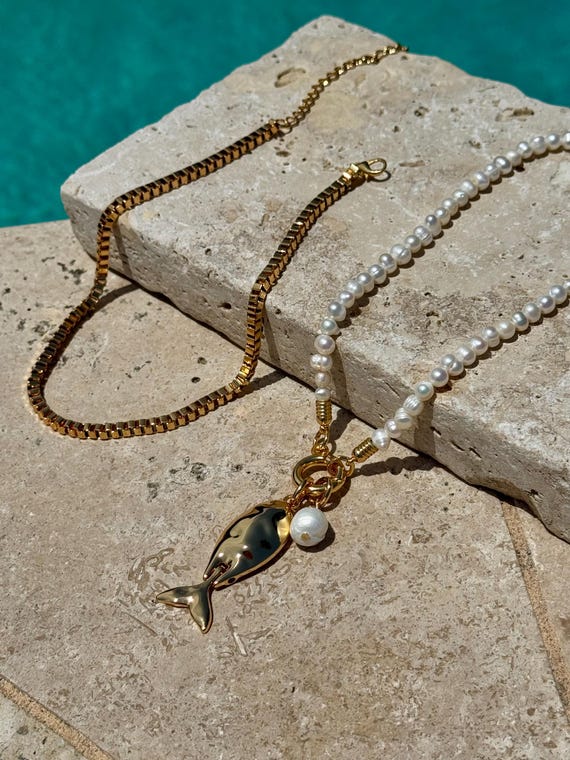 Beach Necklaces For Women POfo Boho Starfish Necklace For Women Beachy Hawaiian Rice Beads Choker Necklace For Women Men Summer Beach Ocean Beaded Jewelry L2020 Shell Necklaces For Women