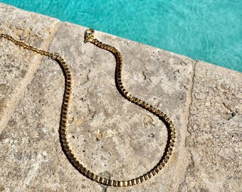 Gold Choker Chain Necklace | Christmas Jewelry Gift | Jewelry Gifts Jewelry Gift Resort Jewelry | Galentine's Gift | Wholesale Jewelry