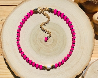 Glass Beaded Necklace | Jewelry Gifts Jewelry Gift Resort Jewelry | Galentine's Gift | Wholesale Jewelry | Boutique Jewelry | Ocean Jewelry
