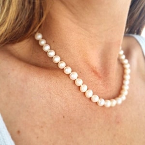 Simple Freshwater Pearl Necklace
